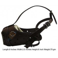 Super Dog Leather Muzzle Large